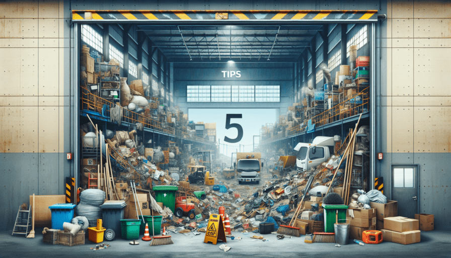 5 consejos para abordar una limpieza de Diógenes en naves industriales