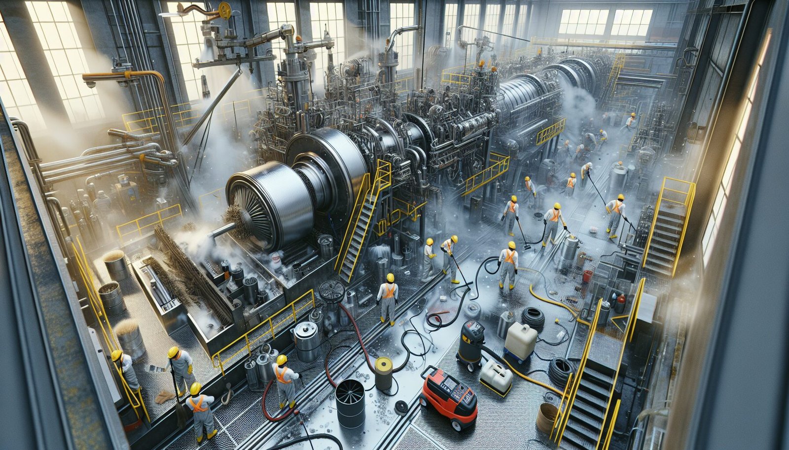 Métodos eficaces para limpiar maquinaria industrial sin detener la producción